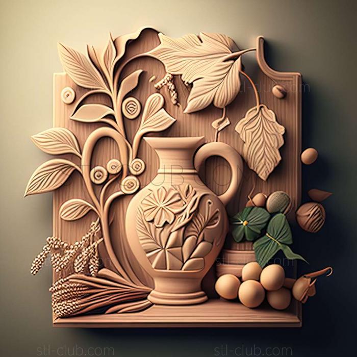 3D model still life (STL)